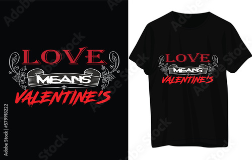love means valentines 