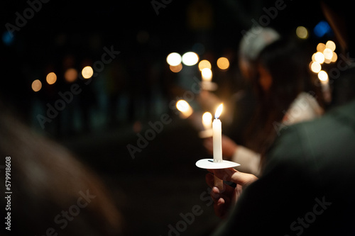 Christmas candle light service