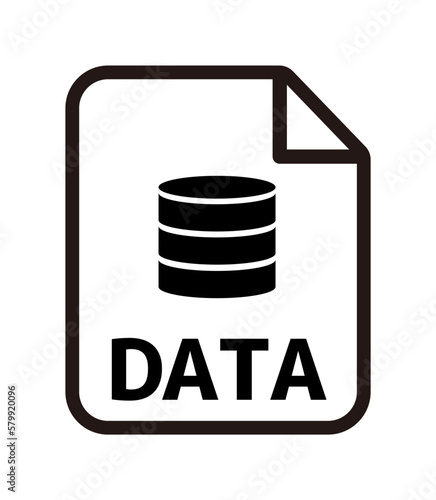 Various file type vector icon illustration | Data