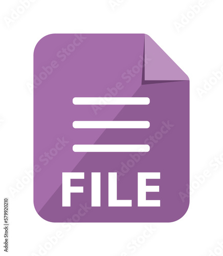Various file type vector icon illustration | file