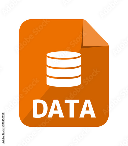 Various file type vector icon illustration | Data