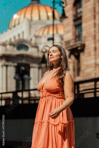 portrait of a beautiful girl in the city © CarlosCalixto