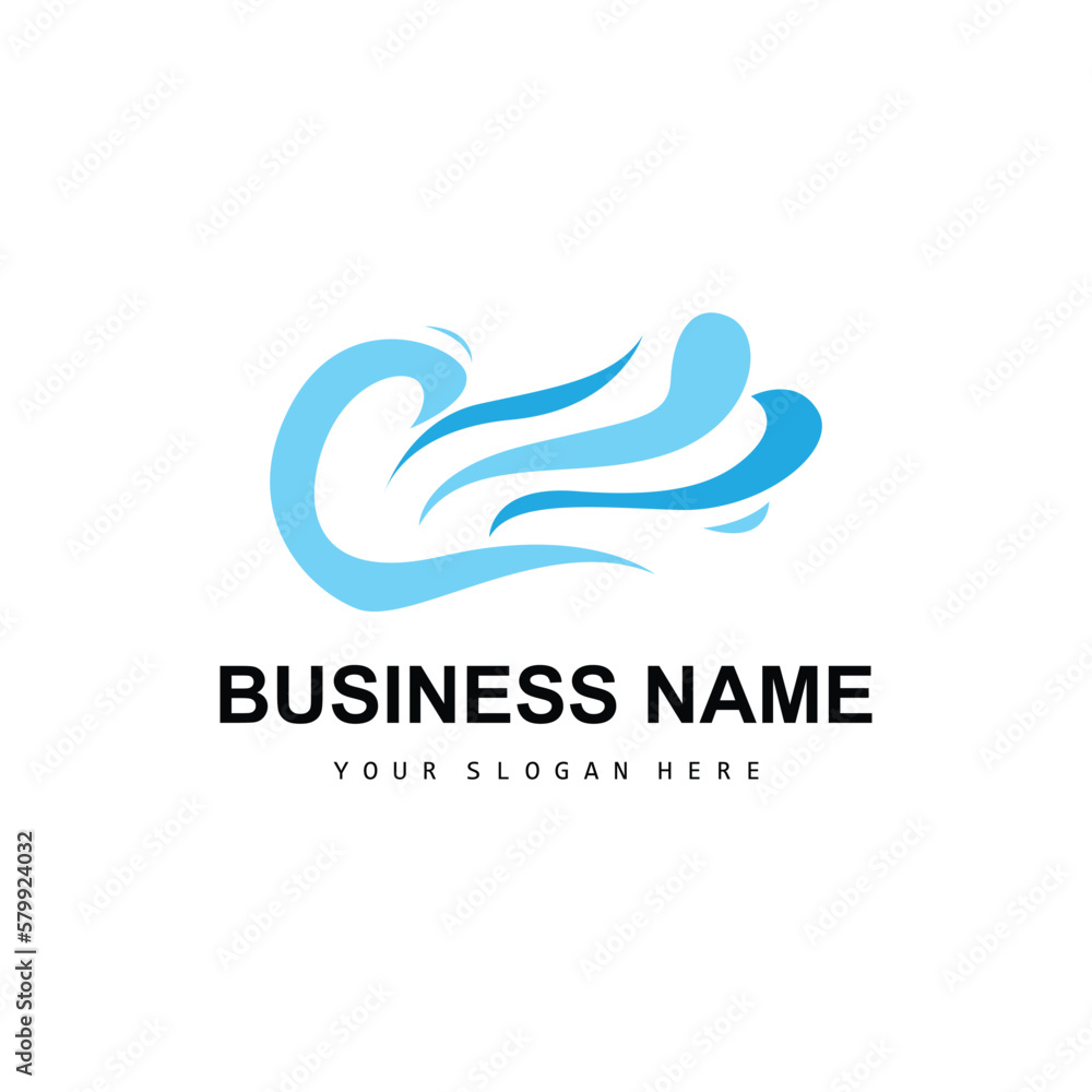 Beach Wave Logo, Water Wave Vector, Water Abstract Design, Illustration Template Icon Beach Wave Logo, Water Wave Vector, Water Abstract Design, Illustration Template Icon