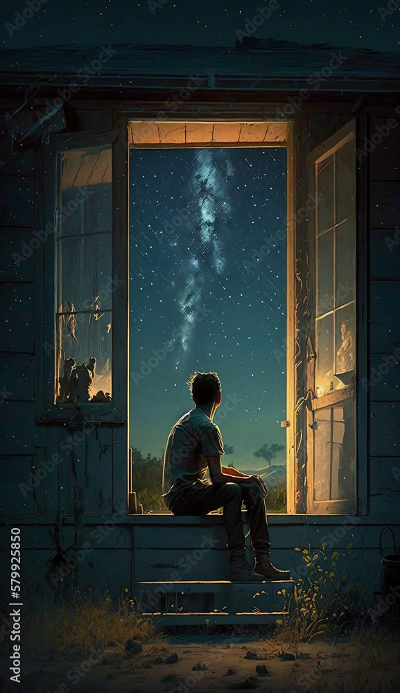 A Open Door to a Starlight Horizon A Open Door to a Starlight Horizon