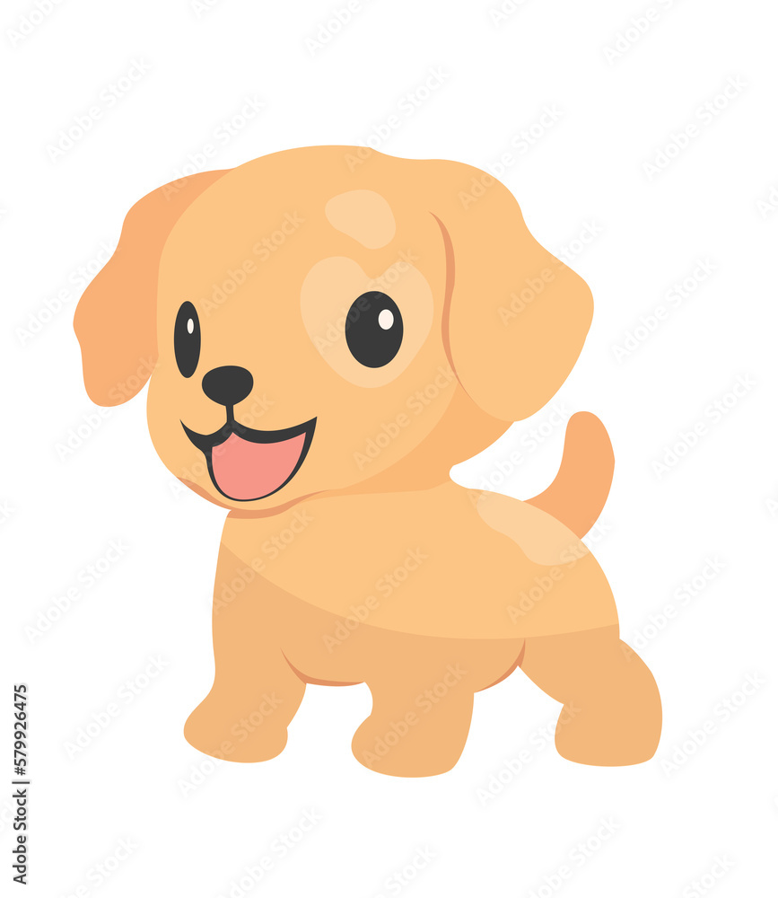 cartoon dog. pet characters illustration cartoon dog. pet characters illustration