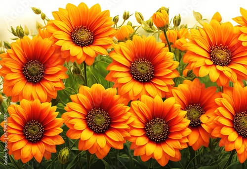 Sunflower natural phoptograph generative ai
