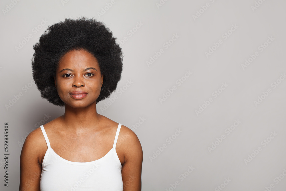 Cheerful pretty woman studio portrait Cheerful pretty woman studio portrait