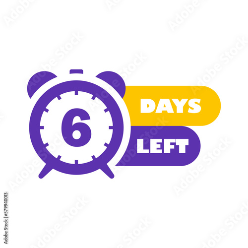 6 Days Left Countdown © Lieur
