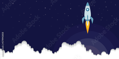 rocket in space