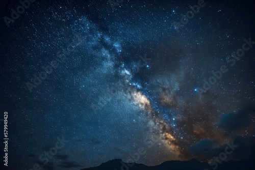 Star in the sky  milkyway at night galaxy