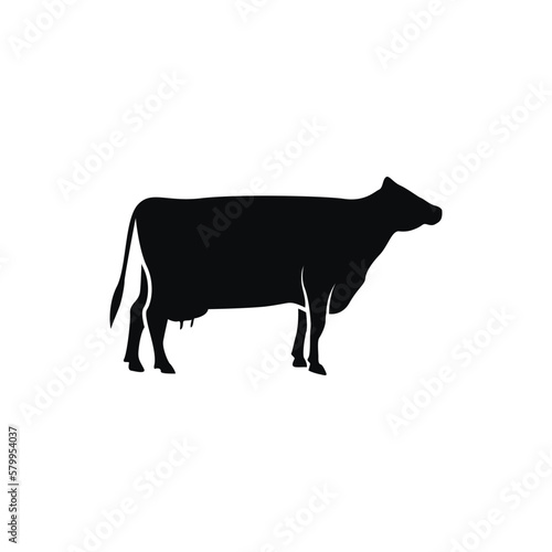 cow graphic design vector