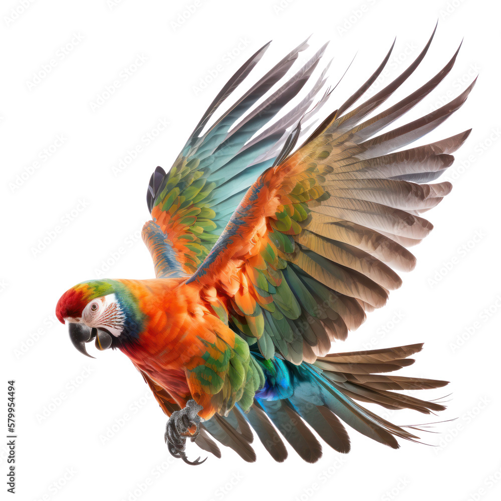 Obraz premium Flying Generative ai ara.