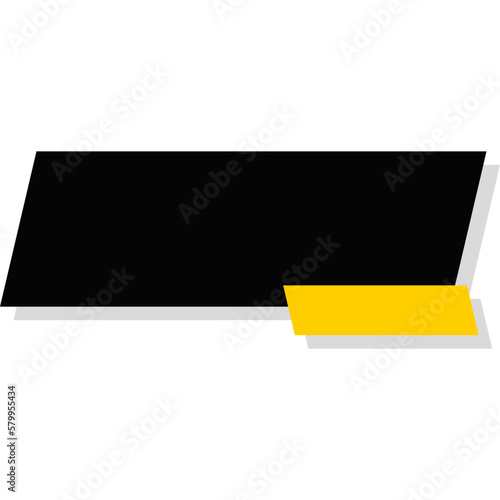 Shadow Label Banner Geometric-10