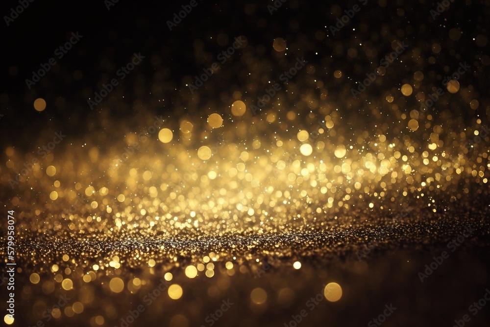 Gold Glitter Background. Dark Gold Background. Gold Glitter Background 