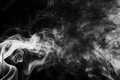 Smoke black and white background