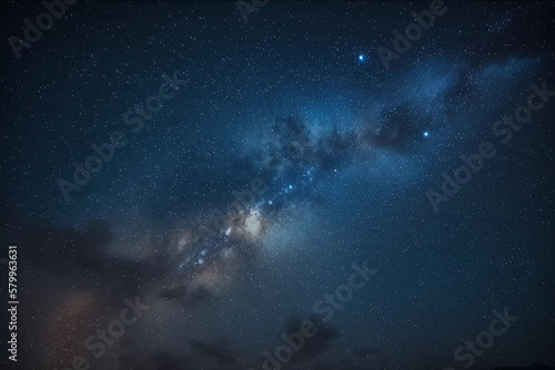 Star in the sky, milkyway at night galaxy