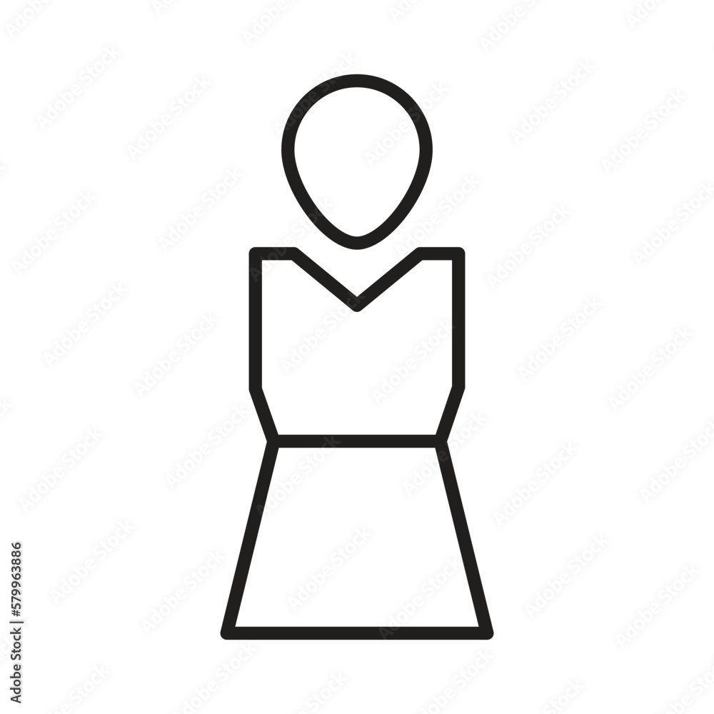 Mother Icon Outline Vector Design, Mother Day Design Elements Mother Icon Outline Vector Design, Mother Day Design Elements
