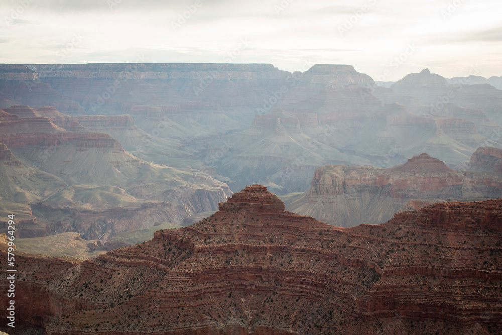Scenic view of rock formations at Grand Canyon National Park Scenic view of rock formations at Grand Canyon National Park
