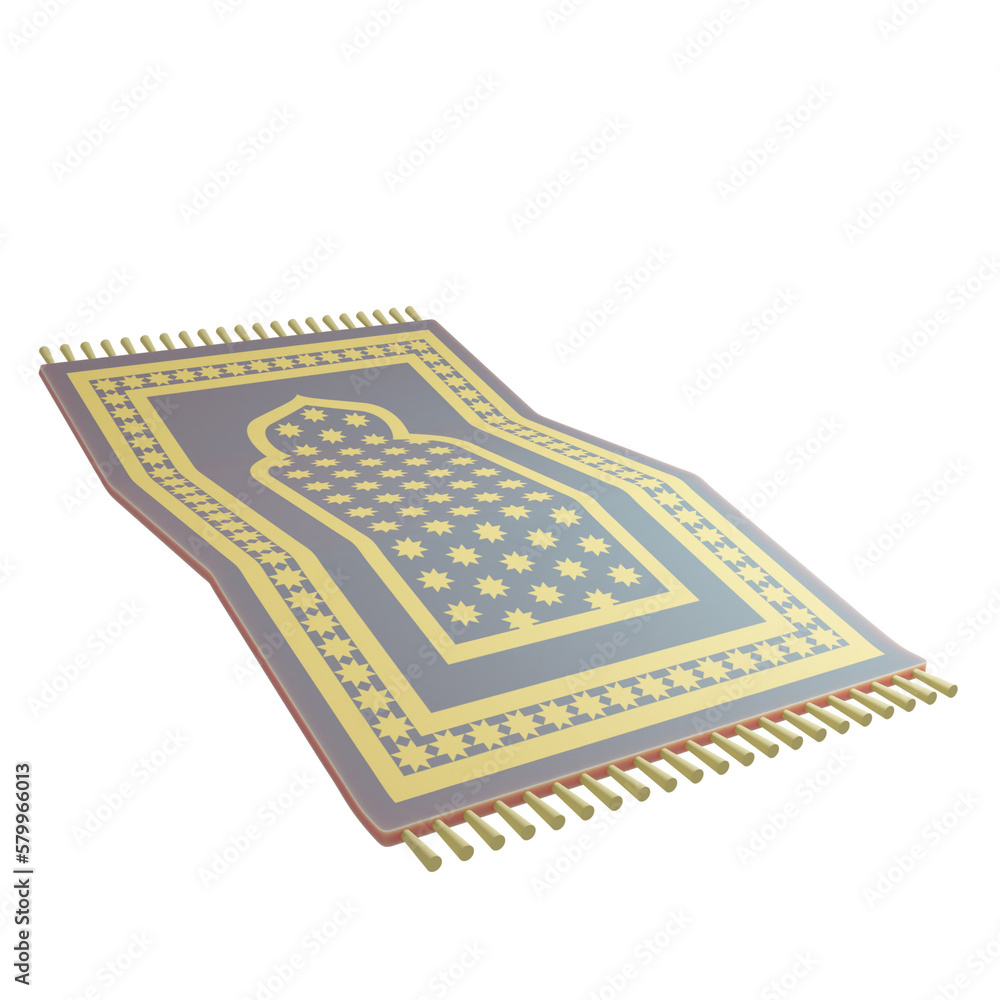 3D prayer rug transparent background 3D prayer rug transparent background