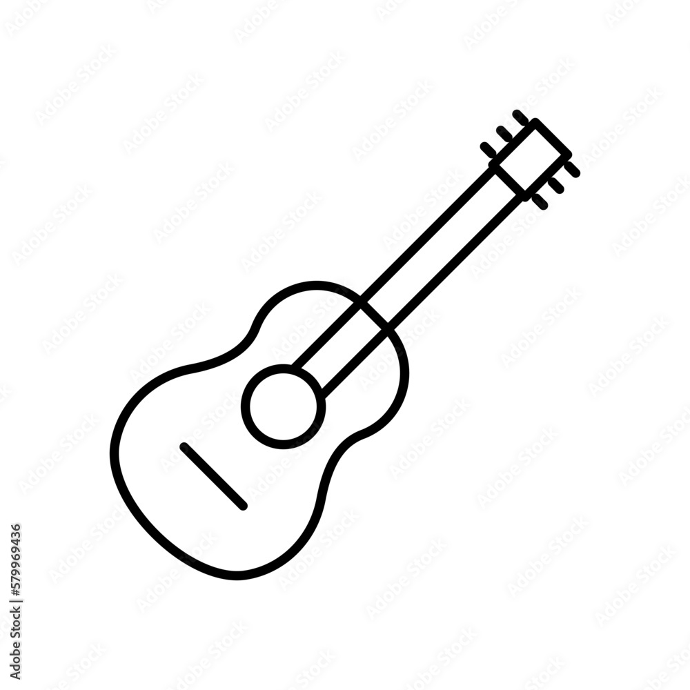 Acoustic guitar icon, Perfect use for your web or app Acoustic guitar icon, Perfect use for your web or app