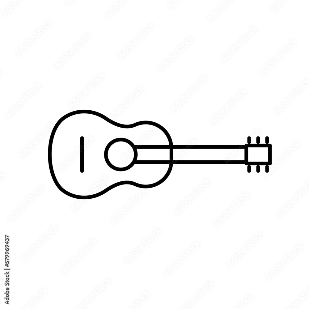 Acoustic guitar icon, Perfect use for your web or app Acoustic guitar icon, Perfect use for your web or app
