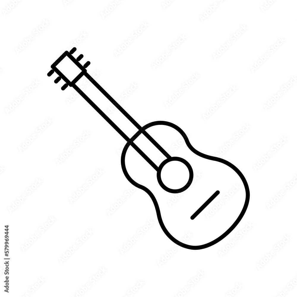 Acoustic guitar icon, Perfect use for your web or app Acoustic guitar icon, Perfect use for your web or app