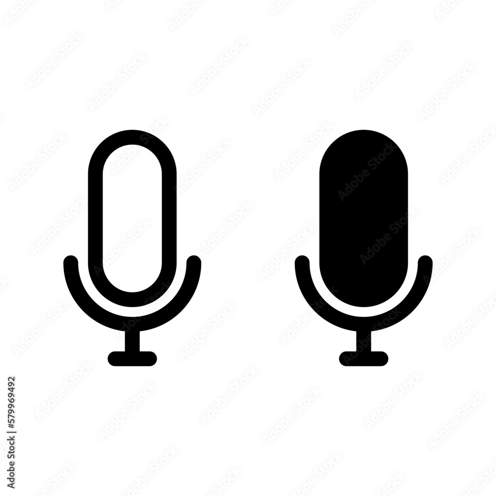 Microphone speaker or speech to text icon for your apps and websites Microphone speaker or speech to text icon for your apps and websites