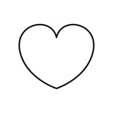 Heart shape for love symbol
