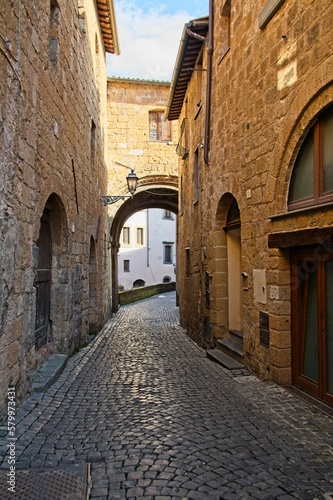 Fototapeta Naklejka Na Ścianę i Meble -  Beautiful and Historic Medieval City in Umbria Italy