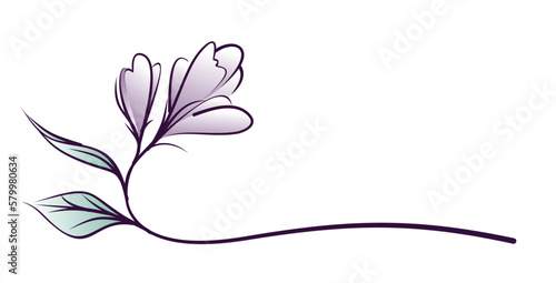 The symbol of a stylized garden flower.