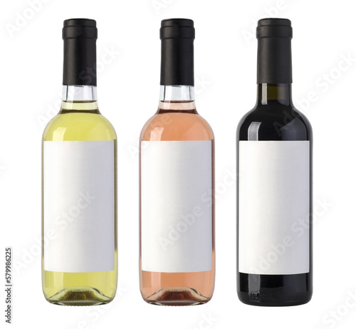 set wine bottles