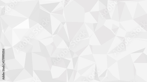 Polygon background texture. Vector low poly white and grey pattern.
