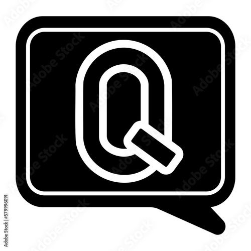 letter q icon