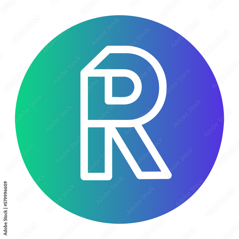 letter r icon letter r icon