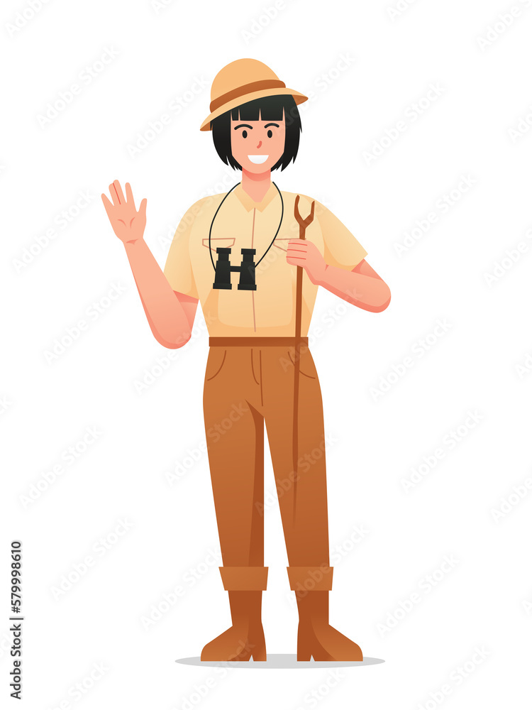 Characters of camping traveling people illustration
Characters of camping traveling people illustration
