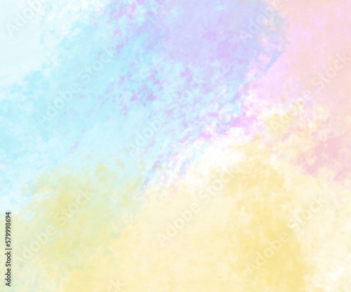 Multicolor watercolor background palette