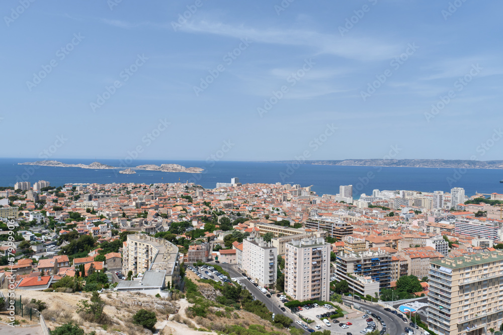 views of the city of Marseille. France