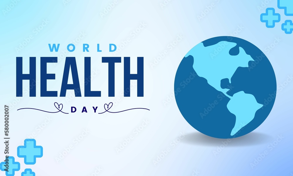 World health day concept design with Medicine and healthcare icons World health day concept design with Medicine and healthcare icons