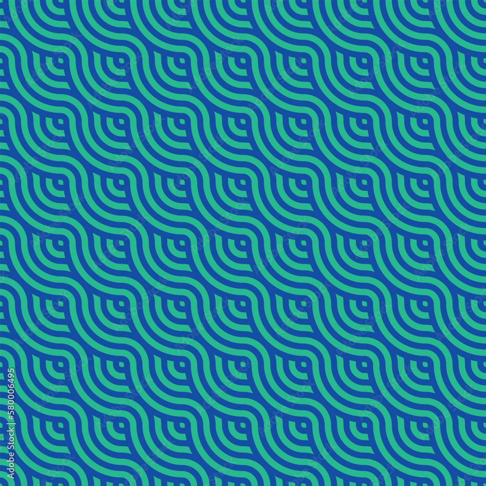 Vector design seamless pattern of sea wave or scale for labels and frames for packaging luxury goods in a trendy linear style a simple and bright blue lines on a light blue background Vector design seamless pattern of sea wave or scale for labels and frames for packaging luxury goods in a trendy linear style a simple and bright blue lines on a light blue background