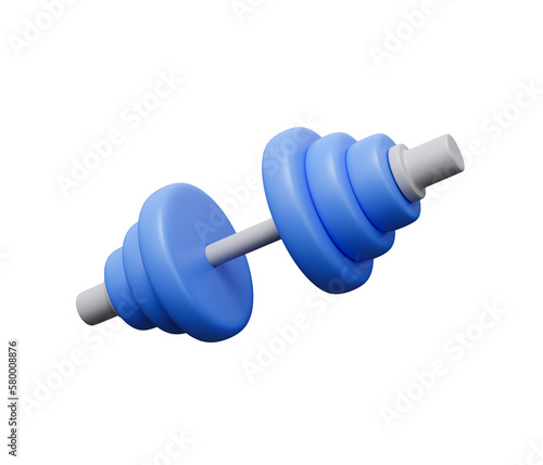 dumbbell 3d icon
