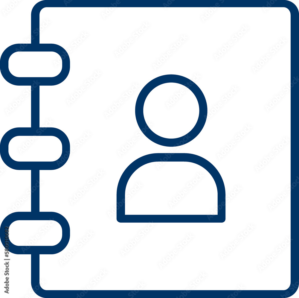 Adress Book line icon Adress Book line icon