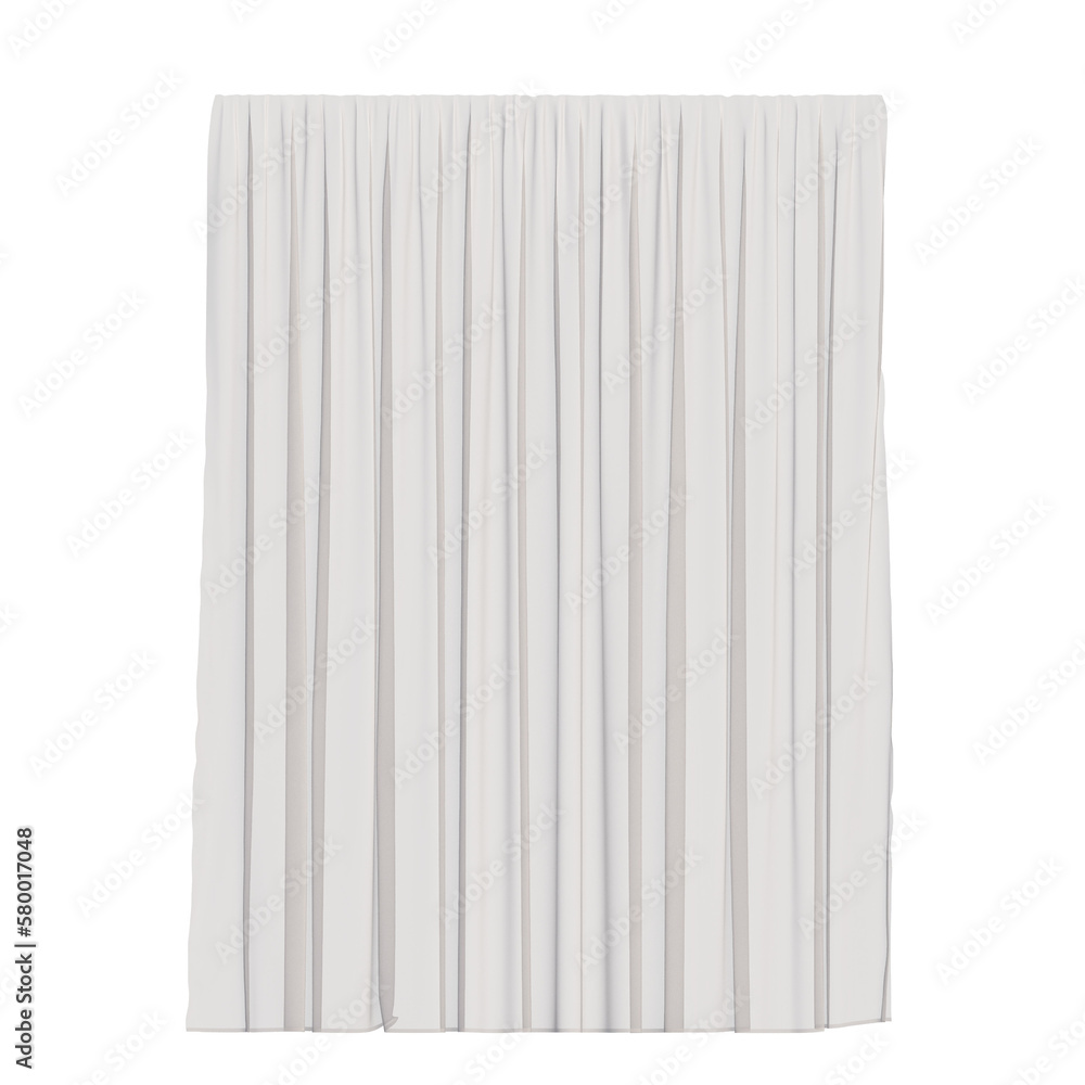curtain isolated on a transparent background, 3D illustration, cg render curtain isolated on a transparent background, 3D illustration, cg render