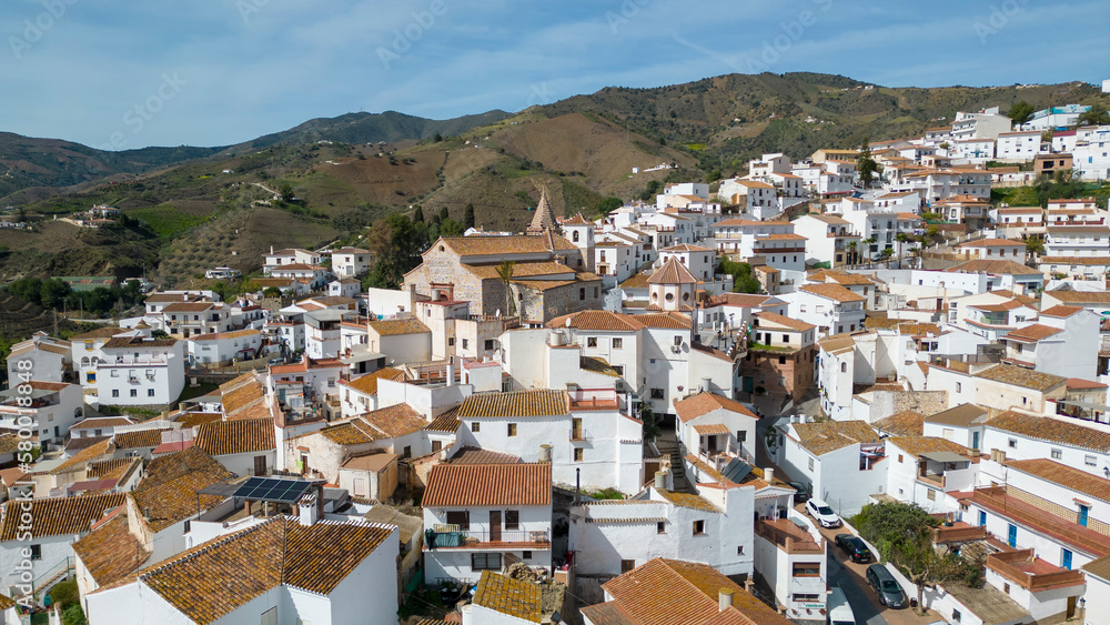 municipio de El Borge en la comarca de la Axarquía de Málaga, España