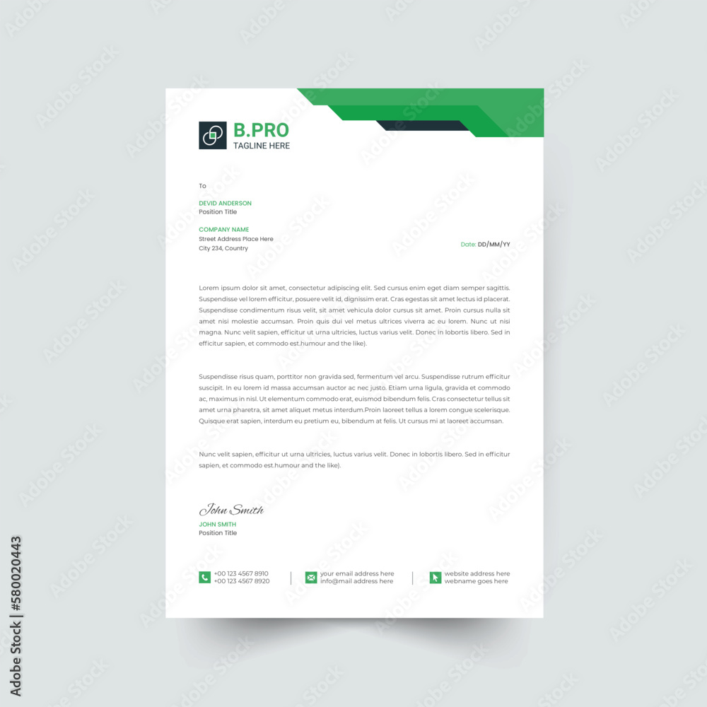 Abstract Corporate Business Style Letterhead Design Vector Template For Your Project. Simple And Clean Print Ready Design, Elegant Flat Design Vector Abstract Corporate Business Style Letterhead Design Vector Template For Your Project. Simple And Clean Print Ready Design, Elegant Flat Design Vector