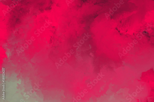 Abstract Hot Pink Cloud Background In Vibrant Colors. Abstract Soft Clouds Background In Vibrant Colorful Gradient Colors. Splash Banner Illustration. Tie Dye Grange. Pastel Aquarelle Texture Banner. 