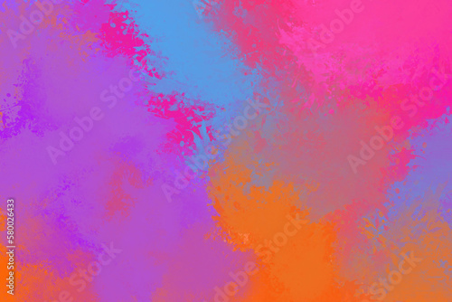 Abstract Multicolored watercolor paint background illustration design © Faheem