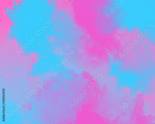 blue pink color, abstract texture colorful illusion. Colorfull background watercolor texture background for card, text design, print.