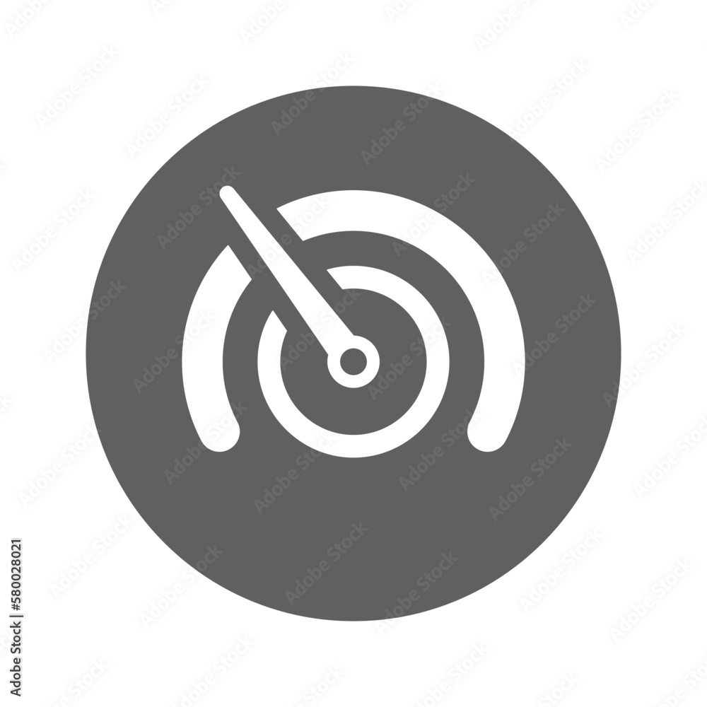 Performance icon. Simple vector graphics. Performance icon. Simple vector graphics.