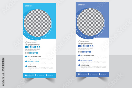 advertisement rollup banner business clean company corporate creative design display illustrator marketing modern multipurpose