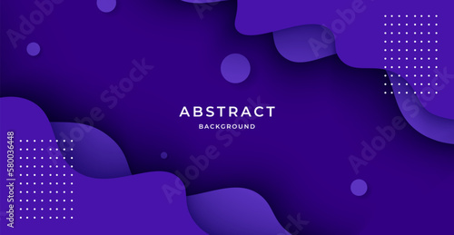multi colored abstract purple wavy papercut overlap layers geometric background. eps10 vector